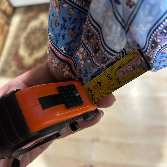 BeBop Sky Blue Floral Romper size xSmall - Picture 5 of 7